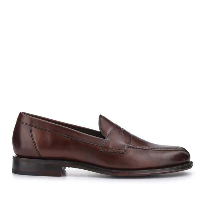 All-Leather Loafers - HORNBEAM - Hornbeam / 327 667 - Dark Brown sold by Jones Bootmaker