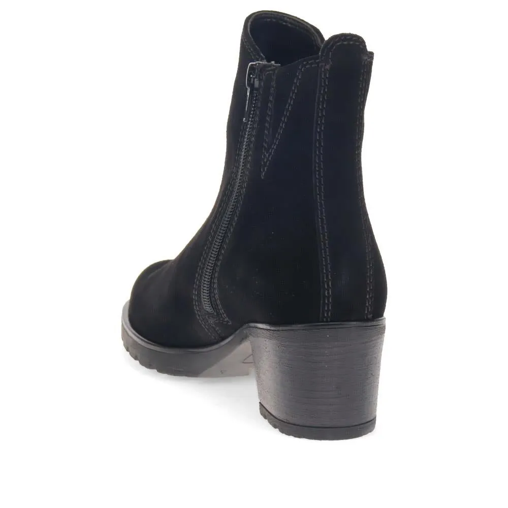 Delight Block-Heeled Ankle Boots - GAB40513 / 325 887 - Black Suede sold by Jones Bootmaker product image thumbnail 3