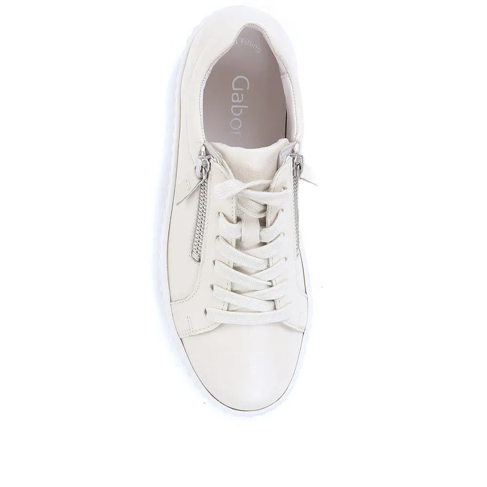 Dolly Leather Platform Trainers - GAB35502 / 321 585 - Cream sold by Jones Bootmaker product image thumbnail 5