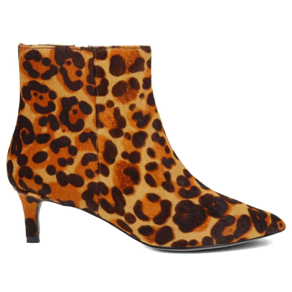 Kezia Stiletto-Heeled Ankle Boots - KEZIA / 325 955 - Leopard sold by Jones Bootmaker