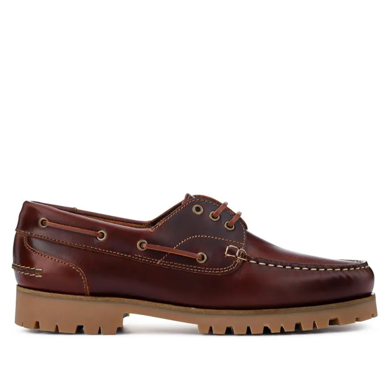 Pickering2 Leather Boat Shoes - PICKERING2 / 325 137 - Cognac sold by Jones Bootmaker