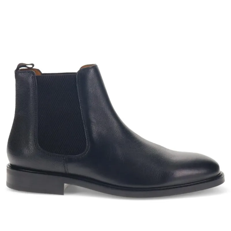 Debden Leather Chelsea Boots - DEBDEN / 320 461 - Black Grain sold by Jones Bootmaker