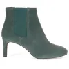 Katelyn Leather Ankle Boots - KATELYN / 325 949 - Green sold by Jones Bootmaker