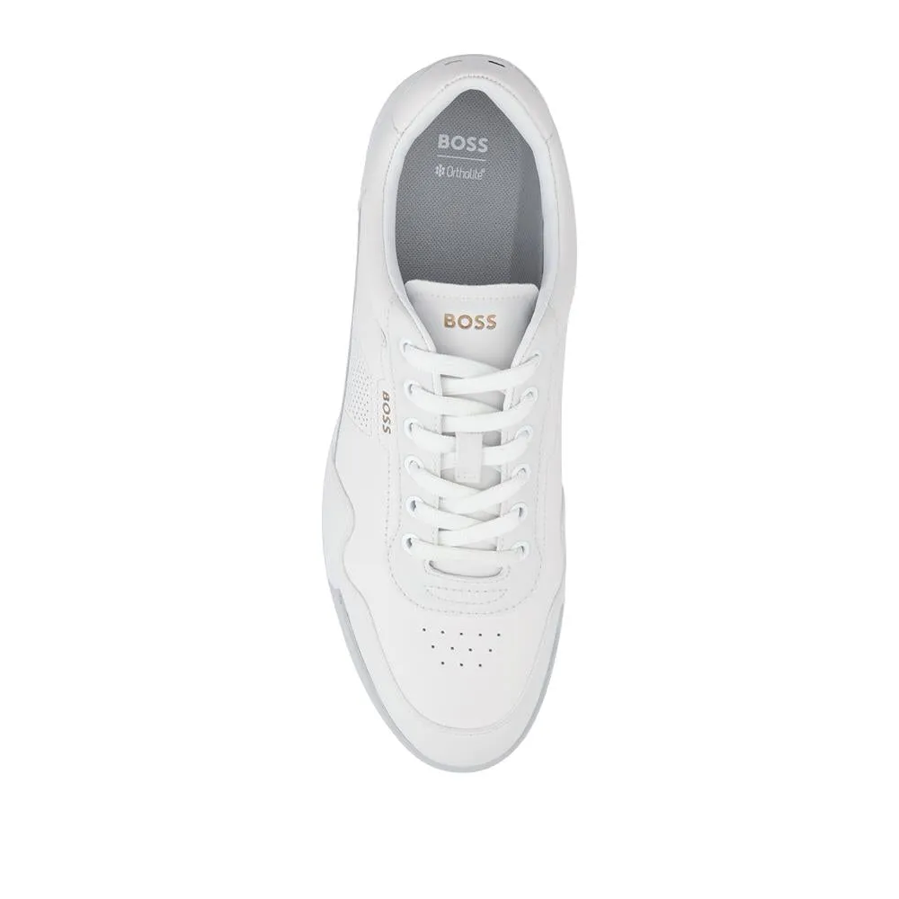 Hugo Boss Leather OrthoLite Trainers - HUGO41508 / 327 626 - White sold by Jones Bootmaker product image thumbnail 3
