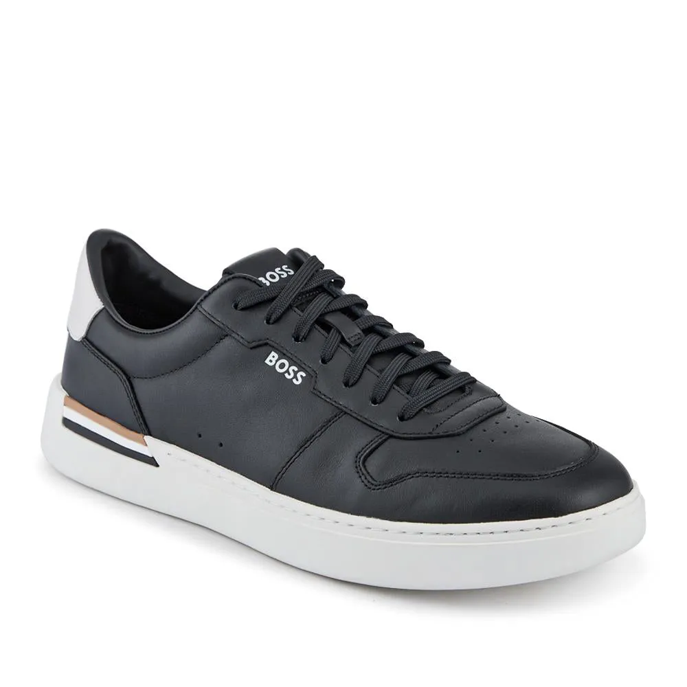 Leather Cupsole Trainers - HUGO41505 / 327 625 - Black sold by Jones Bootmaker product image thumbnail 2