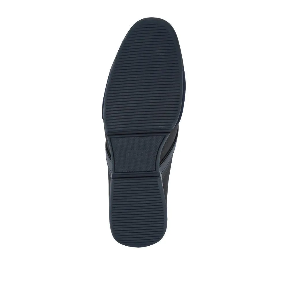 Hugo Boss Mixed-Material Trainers - HUGO41501 / 327 621 - Navy sold by Jones Bootmaker product image thumbnail 5