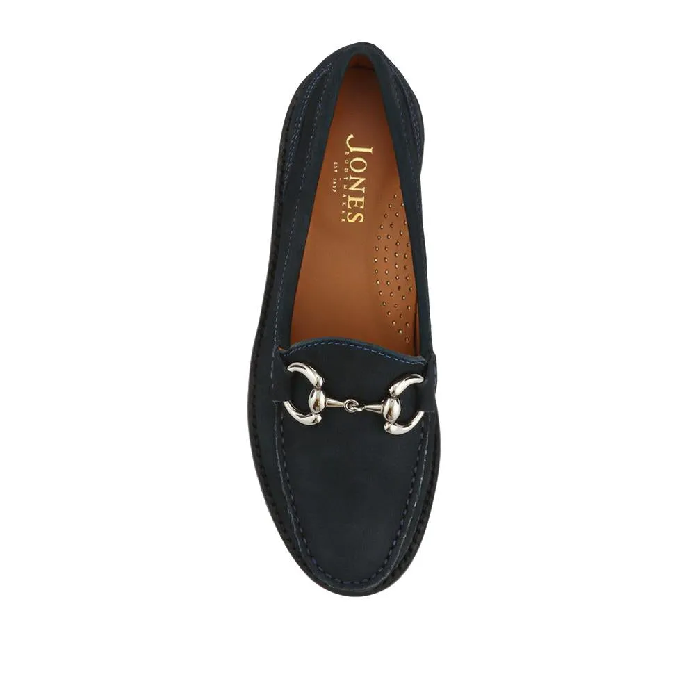 Orlana Leather Slip-On Moccasins - ORLANA / 327 593 - Navy sold by Jones Bootmaker product image thumbnail 4