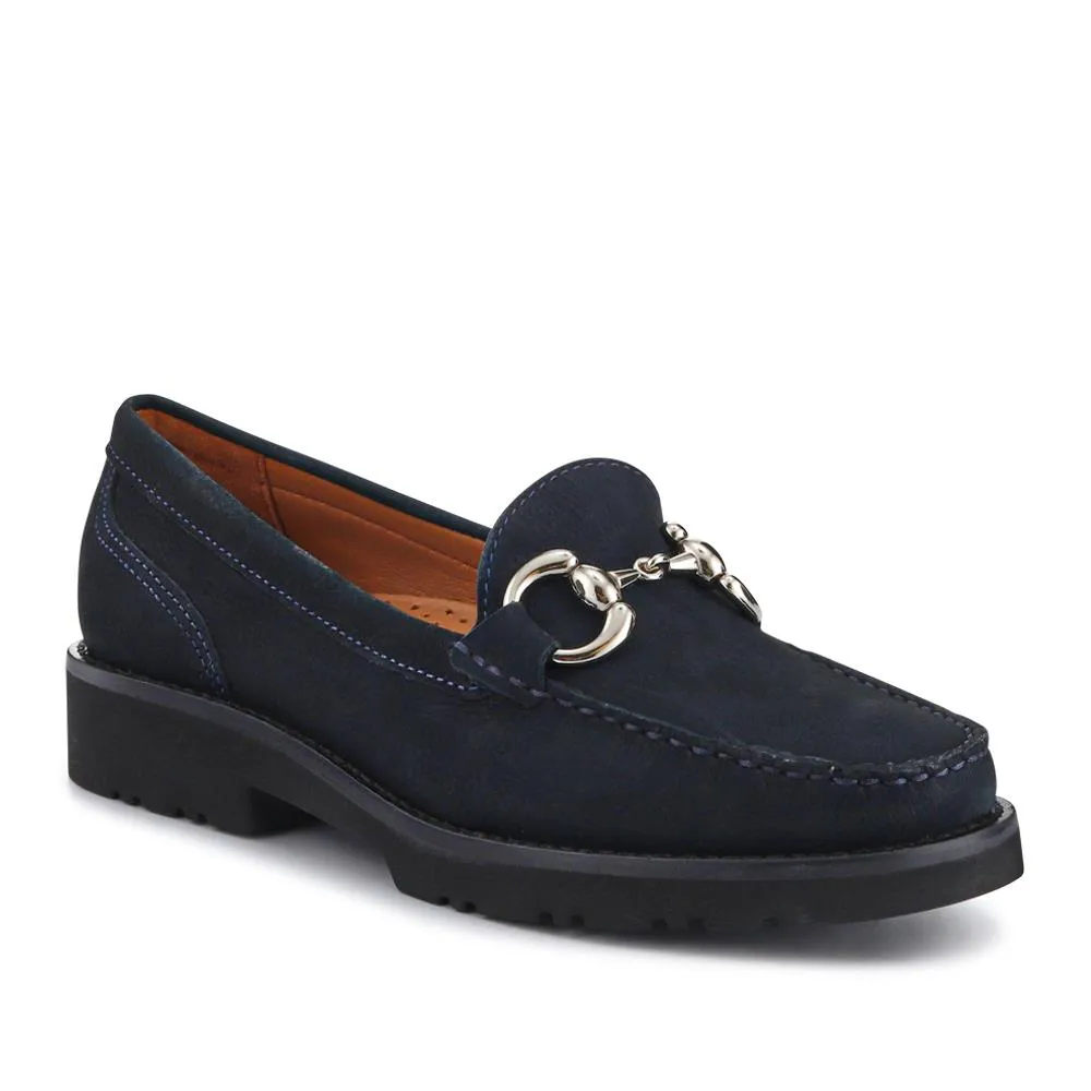 Orlana Leather Slip-On Moccasins - ORLANA / 327 593 - Navy sold by Jones Bootmaker product image thumbnail 2