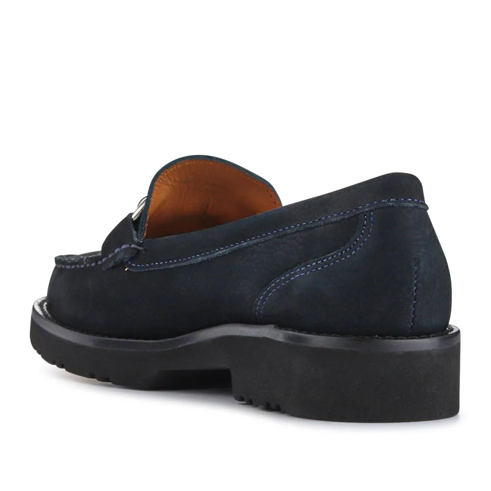Orlana Leather Slip-On Moccasins - ORLANA / 327 593 - Navy sold by Jones Bootmaker product image thumbnail 3