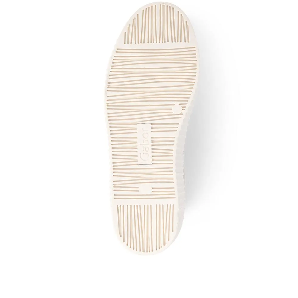 Wemo Lace-Up Leather Trainers - GAB37517 / 323 536 - White-Beige sold by Jones Bootmaker product image thumbnail 4