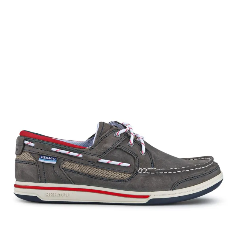 Chunky-Soled Leather Moccasins - ARDGB41503 / 327 531 - Navy sold by Jones Bootmaker
