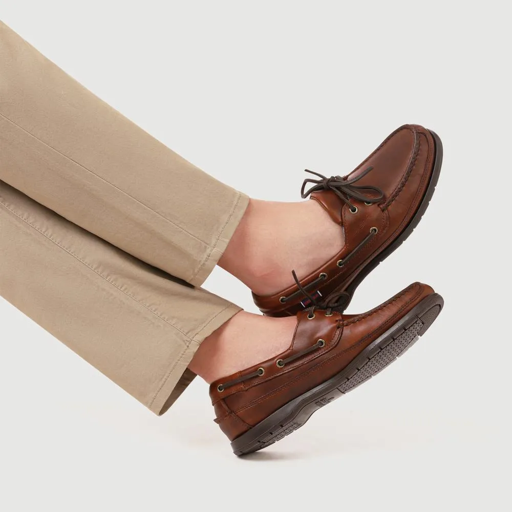 Sebago Men's Leather Moccasins - ARDGB41502 / 327 530 - Dark Brown sold by Jones Bootmaker product image thumbnail 2