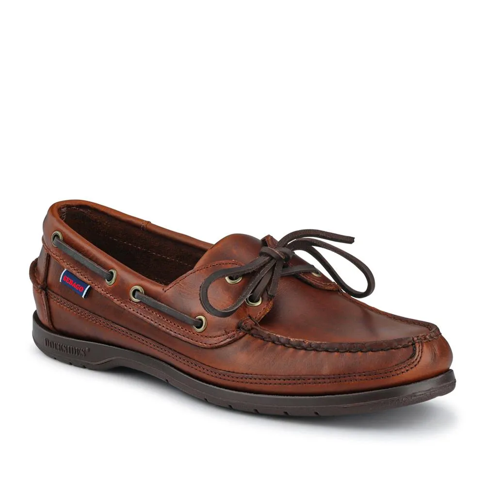 Sebago Men's Leather Moccasins - ARDGB41502 / 327 530 - Dark Brown sold by Jones Bootmaker product image thumbnail 3