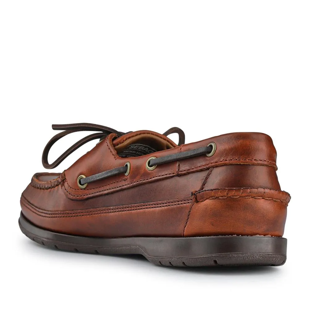 Sebago Men's Leather Moccasins - ARDGB41502 / 327 530 - Dark Brown sold by Jones Bootmaker product image thumbnail 4