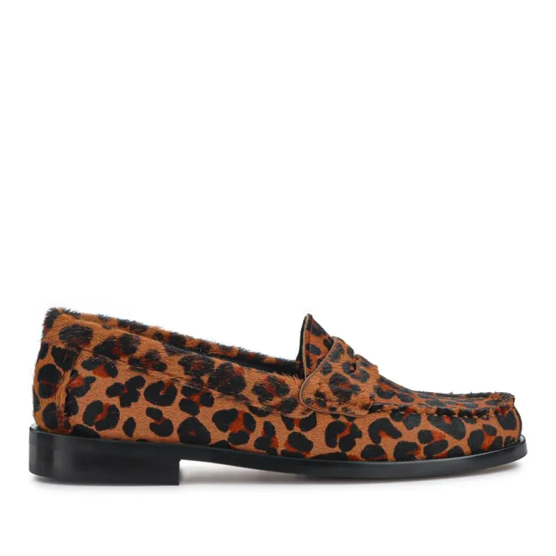 Tanelle All-Leather Moccasins - TANELLE / 327 516 - Leopard sold by Jones Bootmaker