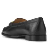 Lorella Leather Heeled Loafers - LORELLA / 327 456 - Black Leather sold by Jones Bootmaker