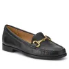 Lorella Leather Heeled Loafers - LORELLA / 327 456 - Black Leather sold by Jones Bootmaker