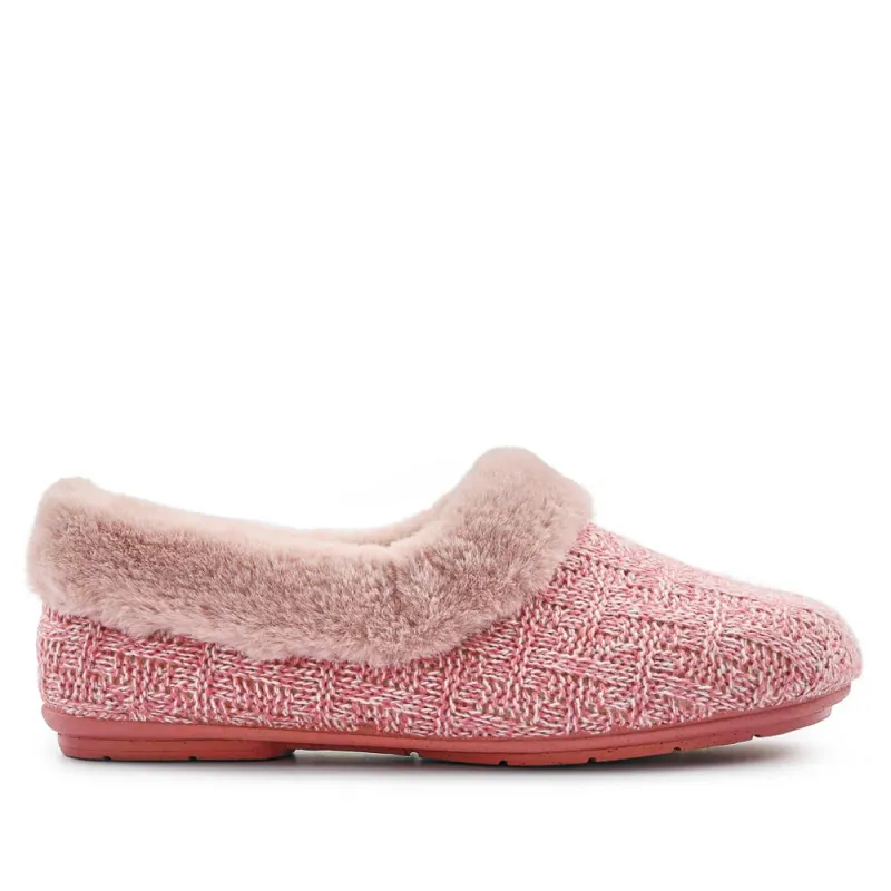 Fleetwood Warm Slippers - FLEETWOOD / 327 454 - Pink sold by Jones Bootmaker
