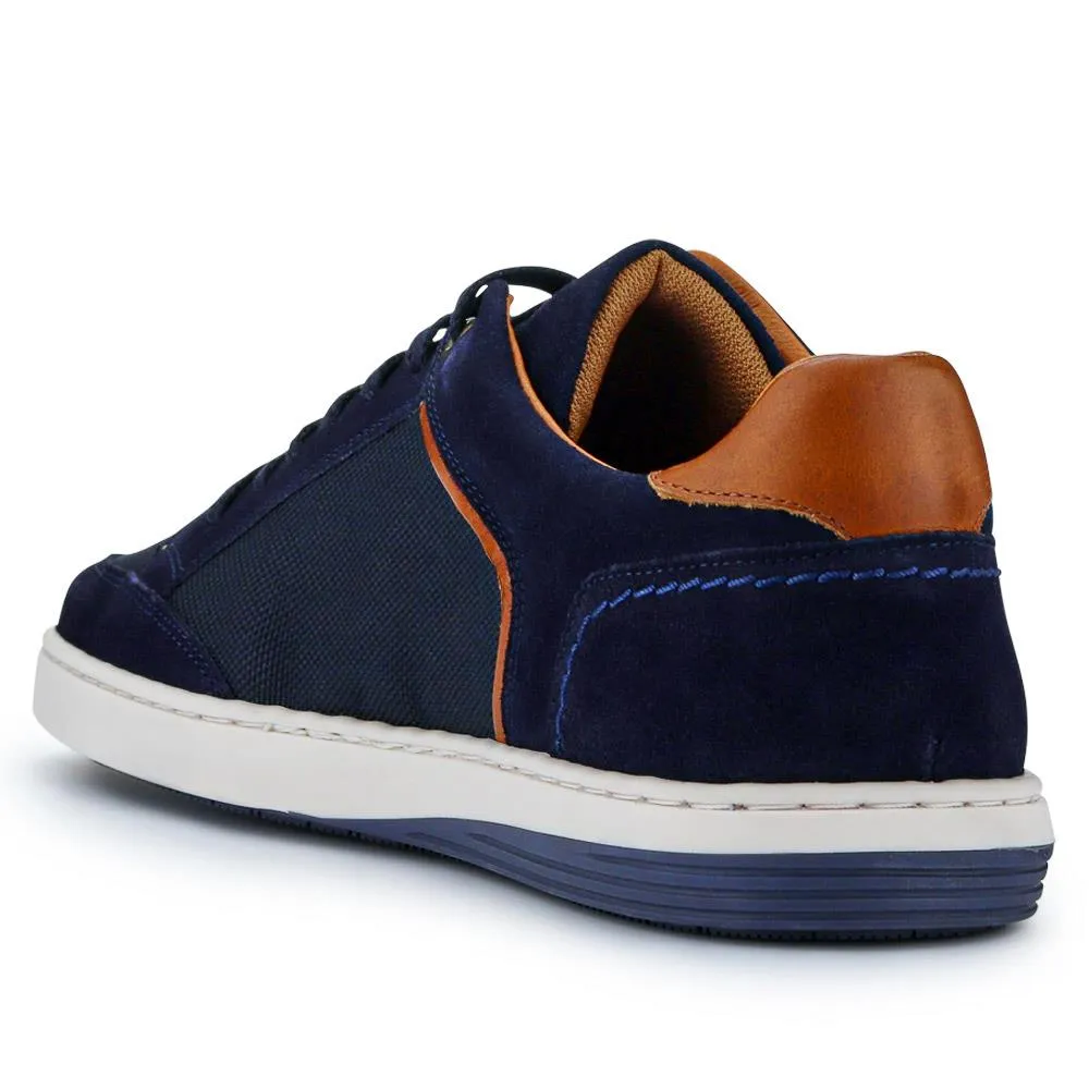 San Diego Leather Trainers - SANDIEGO / 327 427 - Navy Multi sold by Jones Bootmaker product image thumbnail 3