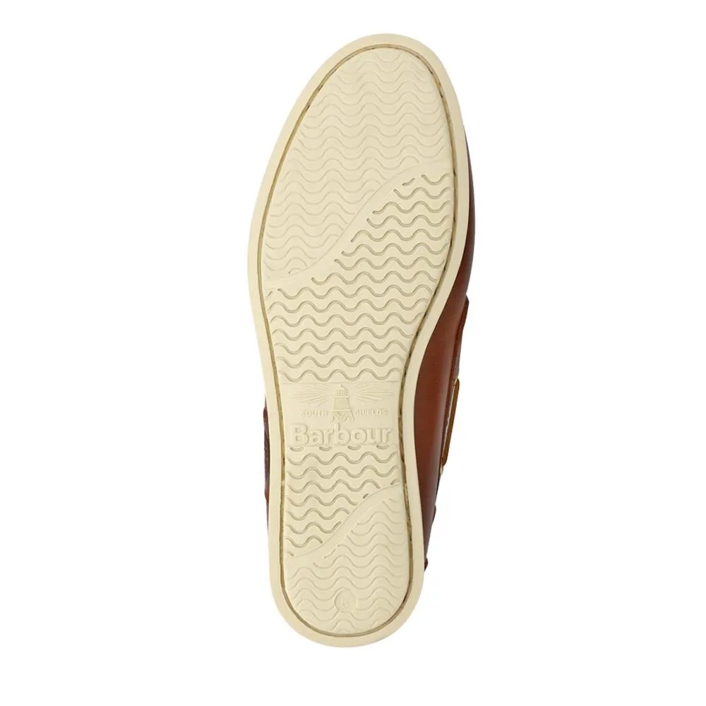 Leather Slip-On Boat Shoes - BARBR41503 / 327 361 - Cognac sold by Jones Bootmaker product image thumbnail 5