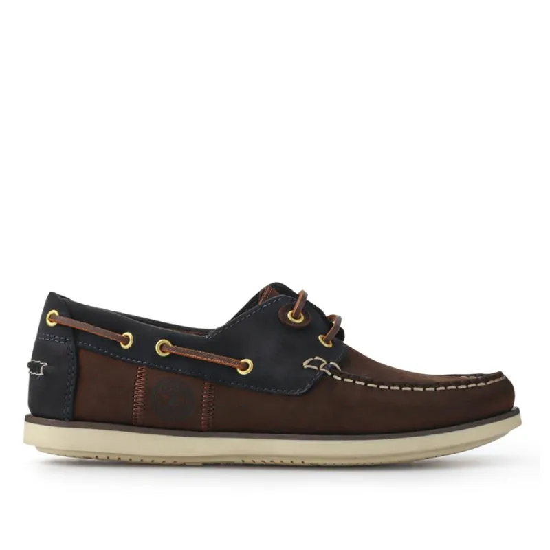 Leather Slip-On Boat Shoes - BARBR41503 / 327 361 - Brown sold by Jones Bootmaker
