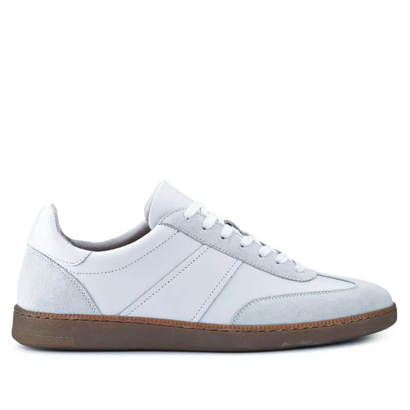 Tantino Leather Trainers - TANTINO / 327 269 - White sold by Jones Bootmaker