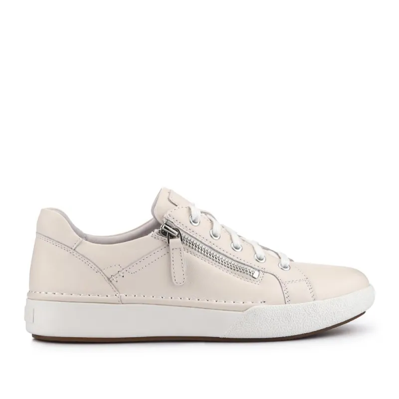 All-Leather Dual-Fastening Trainers - JOSEF41511 / 327 240 - White sold by Jones Bootmaker