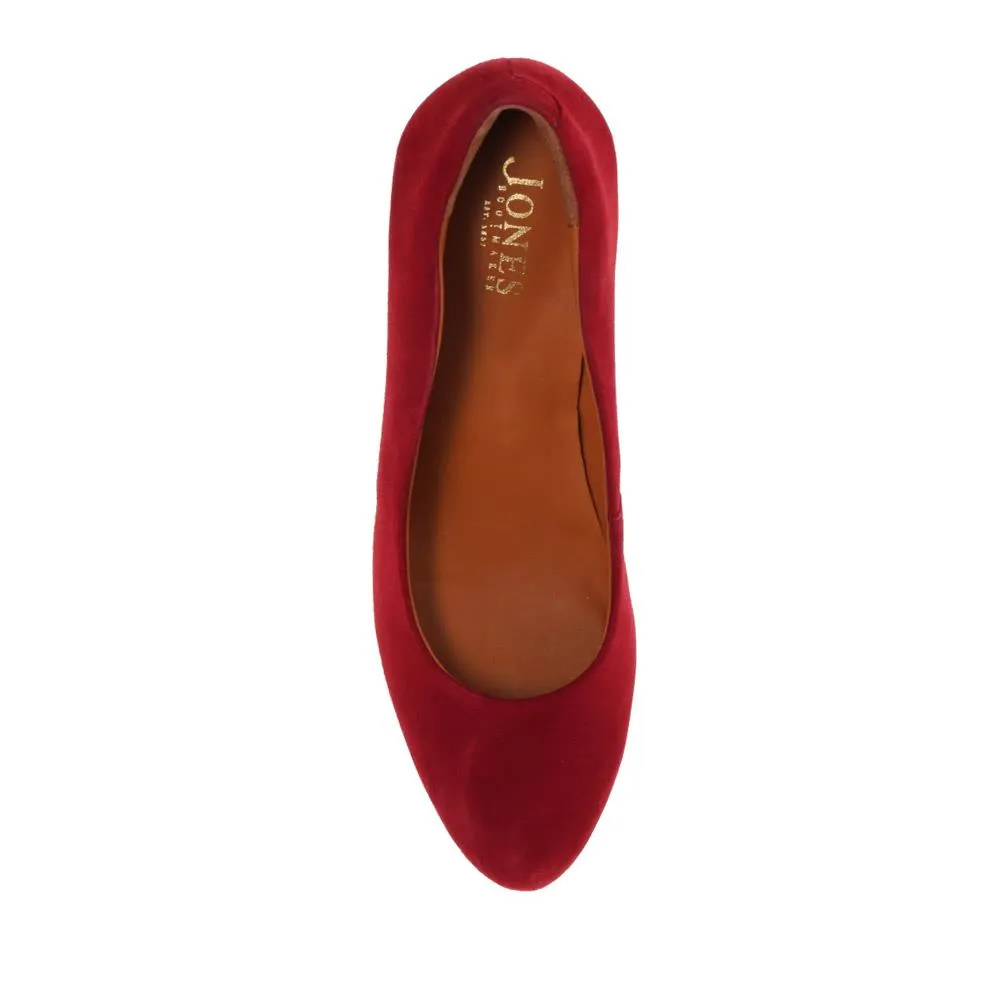 Zoey Leather Court Shoes - ZOEY / 323 597 - Dark Red sold by Jones Bootmaker product image thumbnail 5