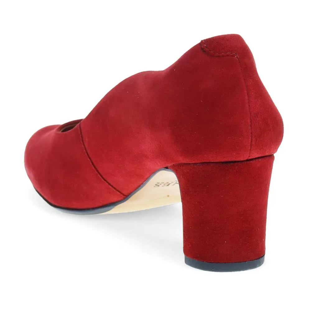 Zoey Leather Court Shoes - ZOEY / 323 597 - Dark Red sold by Jones Bootmaker product image thumbnail 3