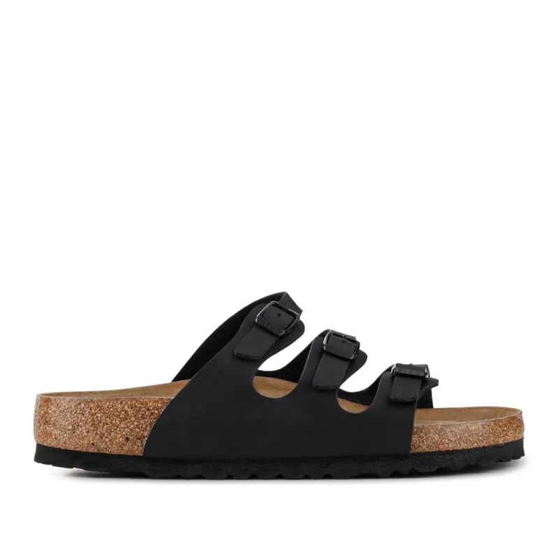 Florida Soft Footbed Sandals - BIRK41507 / 327 126 - Black sold by Jones Bootmaker