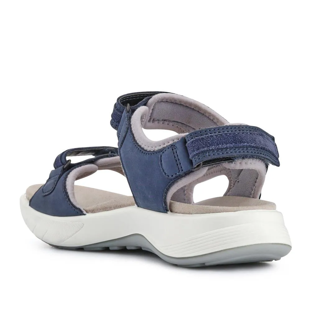 Leather Dual Touch-Fasten Sandals - LEGER41504 / 327 121 - Blue sold by Jones Bootmaker product image thumbnail 3