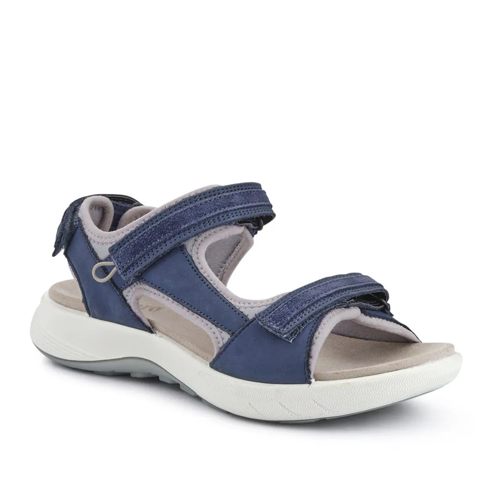 Leather Dual Touch-Fasten Sandals - LEGER41504 / 327 121 - Blue sold by Jones Bootmaker product image thumbnail 2