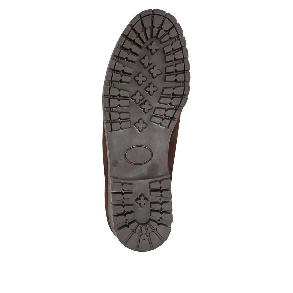 Patchway Leather Moccasins - PATCHWAY / 327 103 - Dark Brown sold by Jones Bootmaker product image thumbnail 5