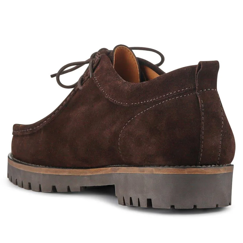 Patchway Leather Moccasins - PATCHWAY / 327 103 - Dark Brown sold by Jones Bootmaker product image thumbnail 3