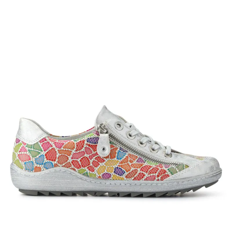 Leather Lace-Up Trainer - DRS29504 / 313 862 - Multi sold by Jones Bootmaker