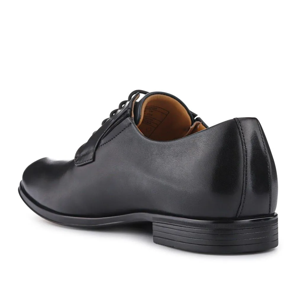 Manson Wide Fit Wax-Finished Leather Oxfords - MANSON / 327 066 - Black sold by Jones Bootmaker product image thumbnail 3