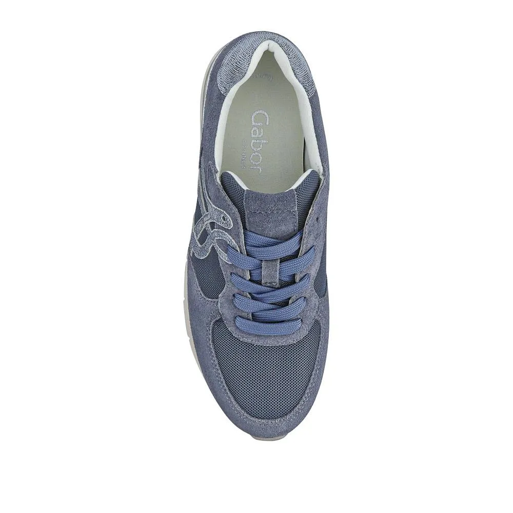 Pauline Gabor Casual Lace-Up Trainers - GAB41518 / 327 032 - Blue Grey sold by Jones Bootmaker product image thumbnail 4