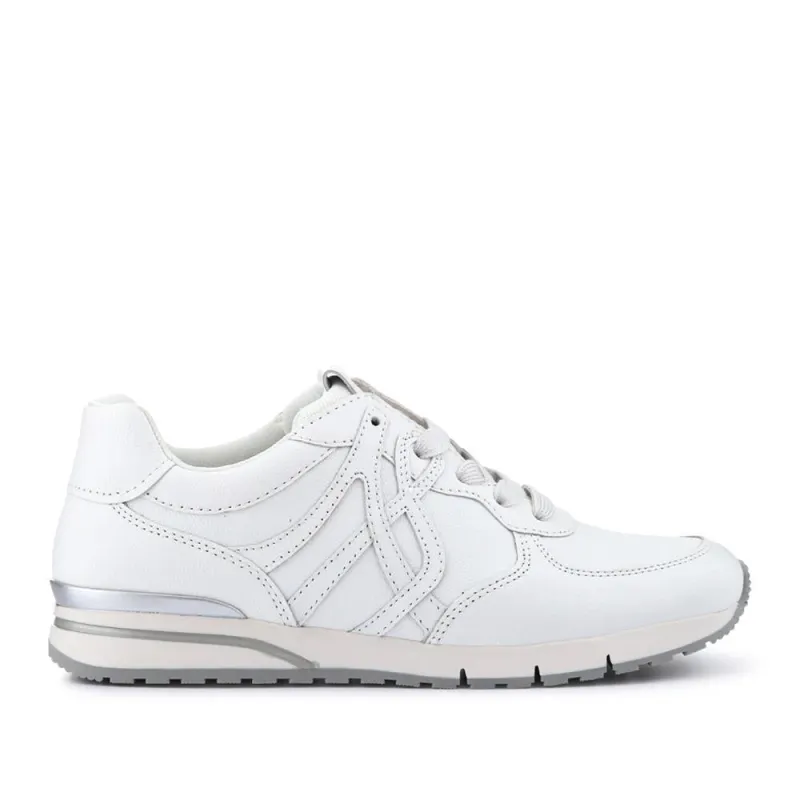 Pauline Gabor Casual Lace-Up Trainers - GAB41518 / 327 032 - White sold by Jones Bootmaker
