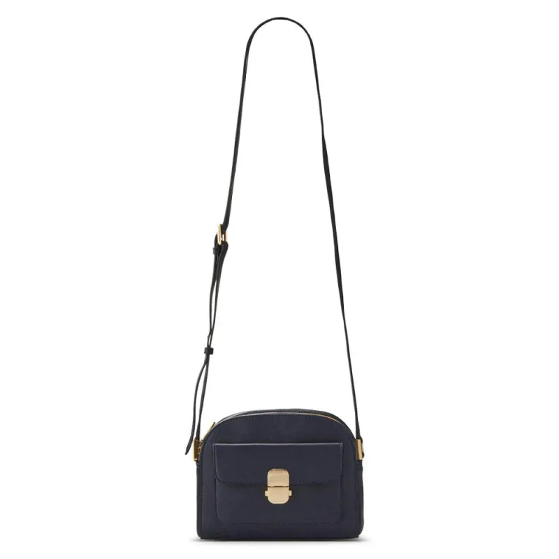 Waterbury Leather Shoulder Bag - WATERBURY / 327 015 - Navy sold by Jones Bootmaker