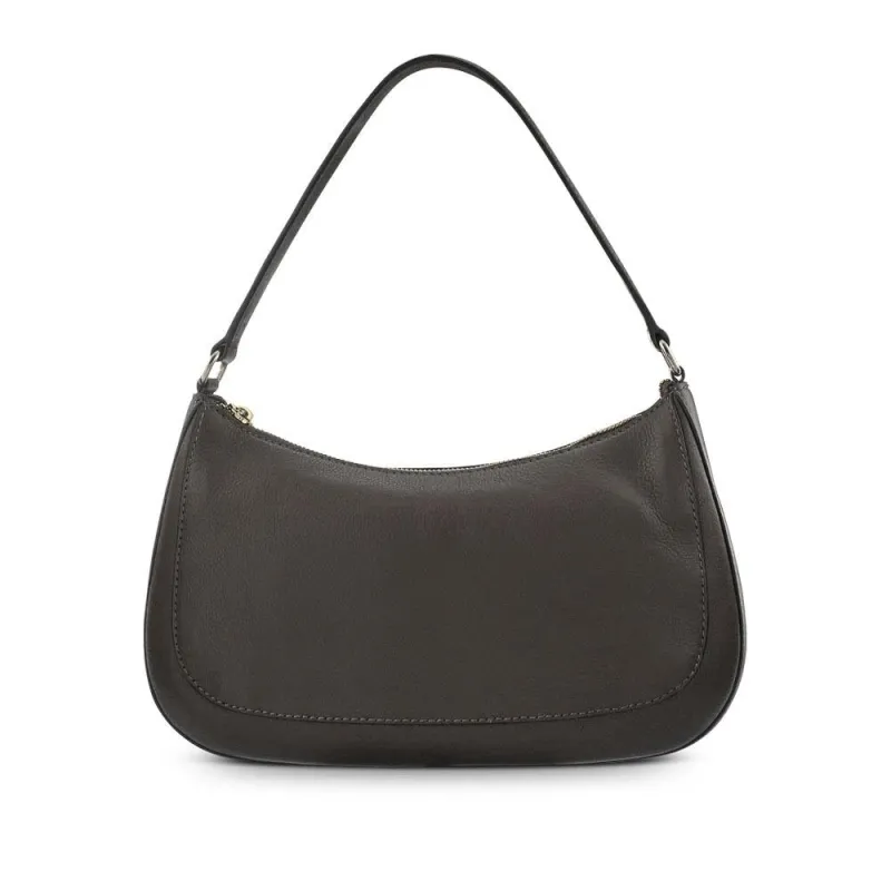 Verbier Multi-Fasten Leather Shoulder Bag - VERBIER / 327 013 - Black sold by Jones Bootmaker