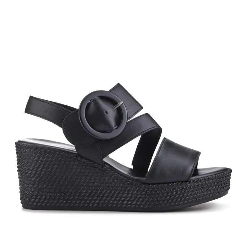 Smart Leather Espadrilles - GAB41511 / 327 004 - Black sold by Jones Bootmaker