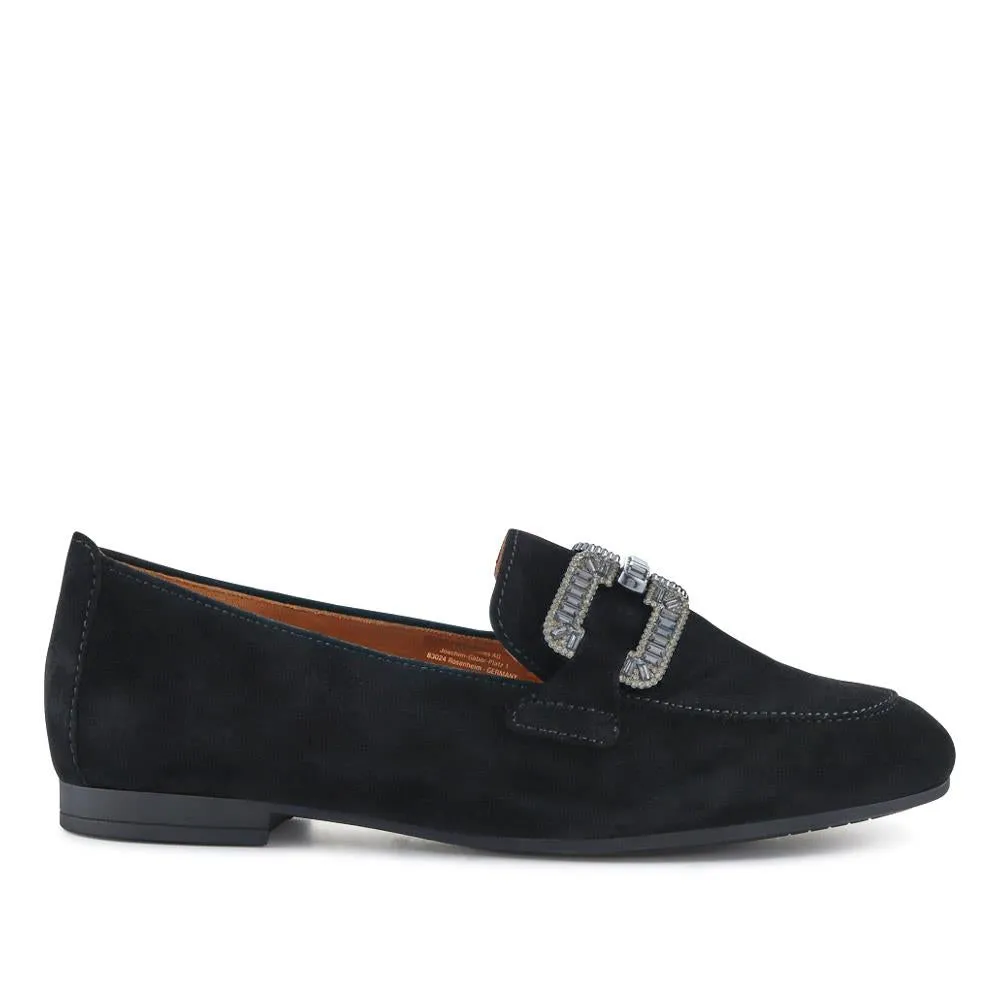 Jackie All-Leather Slip-On Moccasins - GAB41500 / 326 976 - Black sold by Jones Bootmaker