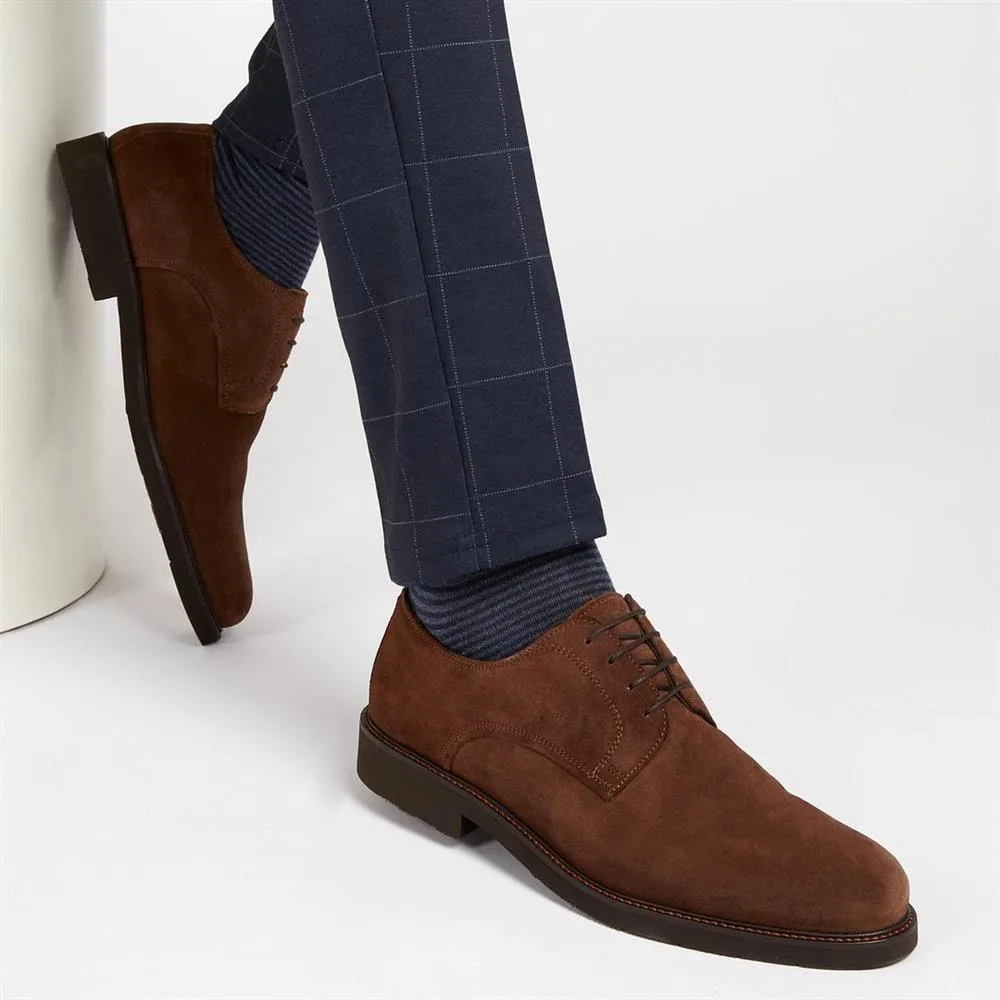 Minster Leather Derby Shoes - MINSTER / 322 818 - Brown Suede sold by Jones Bootmaker product image thumbnail 5