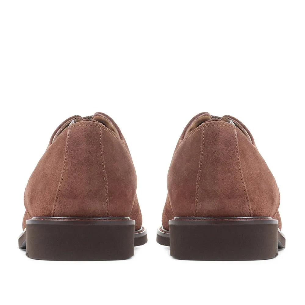 Minster Leather Derby Shoes - MINSTER / 322 818 - Brown Suede sold by Jones Bootmaker product image thumbnail 3