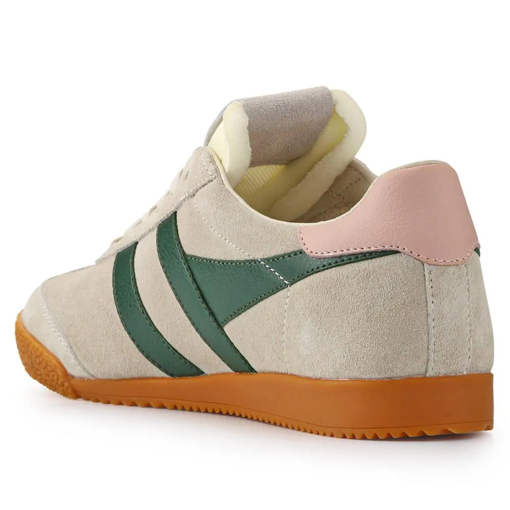 Elan Leather Trainers - JAC41505 / 326 755 - Green-Pink sold by Jones Bootmaker product image thumbnail 3