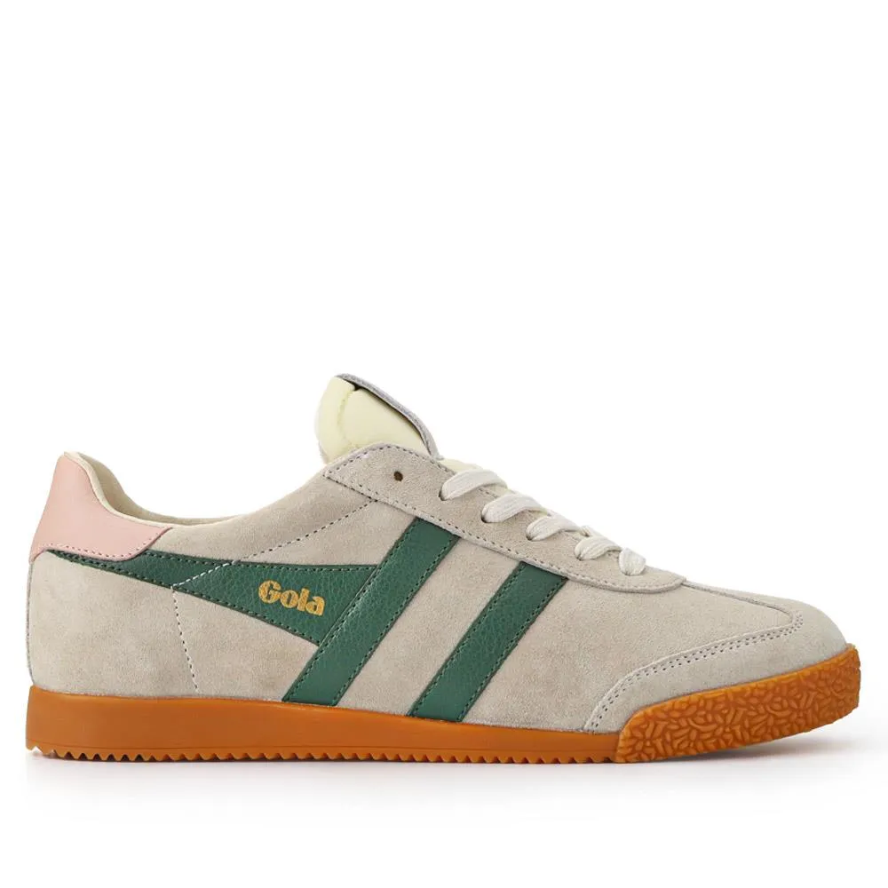 Elan Leather Trainers - JAC41505 / 326 755 - Green-Pink sold by Jones Bootmaker