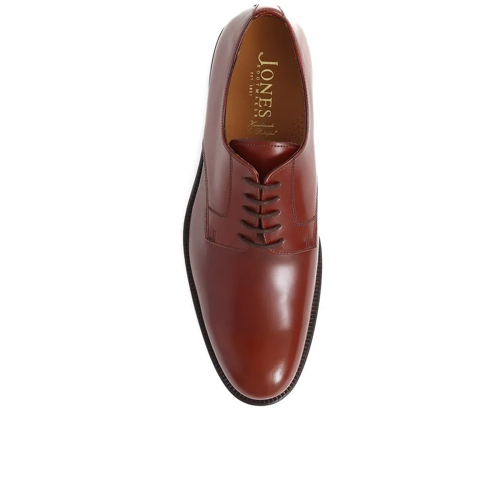 Cambridge Leather Polished Derby Shoes - CAMBRIDGE2 / 323 783 - Walnut sold by Jones Bootmaker product image thumbnail 5