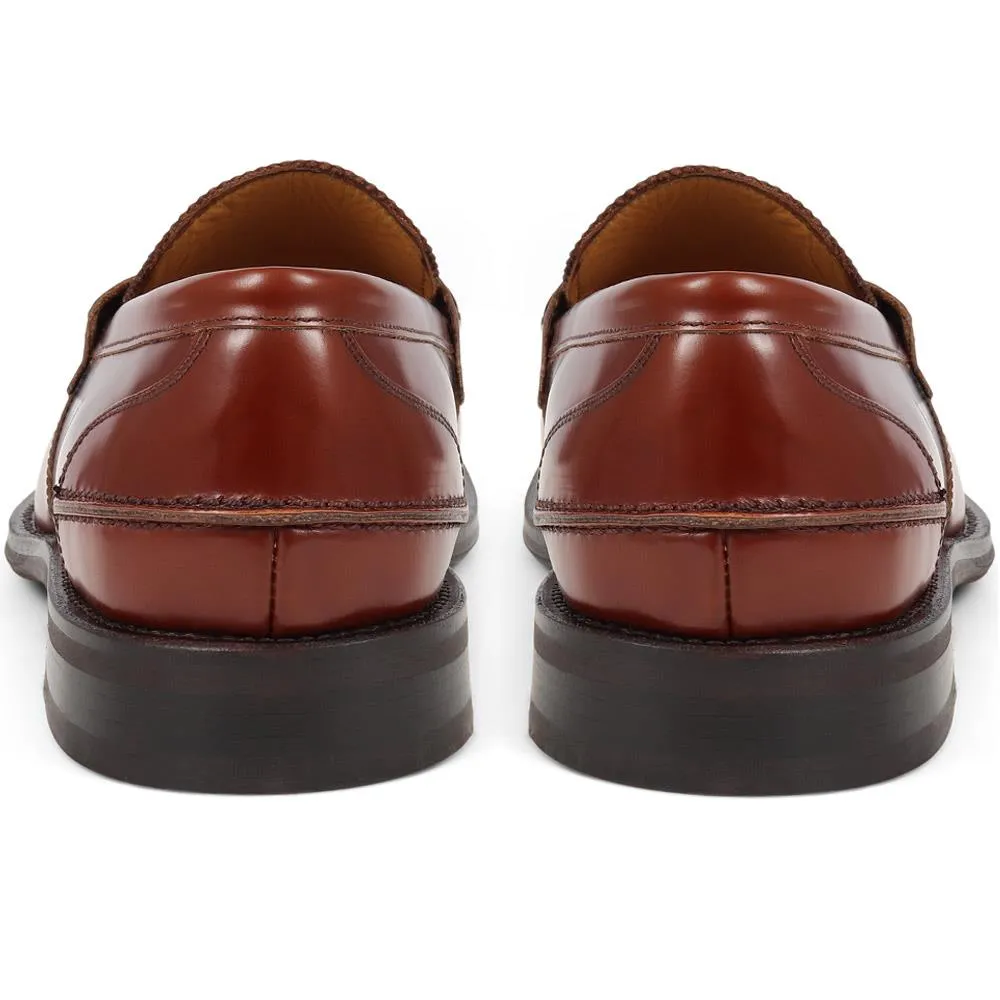 Chorleywood2 Leather Penny Loafers  - CHORLEYWOOD2 / 325 301 - Walnut sold by Jones Bootmaker product image thumbnail 3