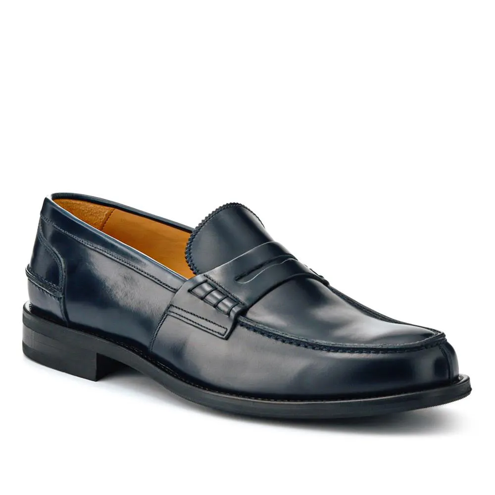 Chorleywood2 Leather Penny Loafers - CHORLEYWOOD2 / 325 301 - Navy sold by Jones Bootmaker product image thumbnail 2
