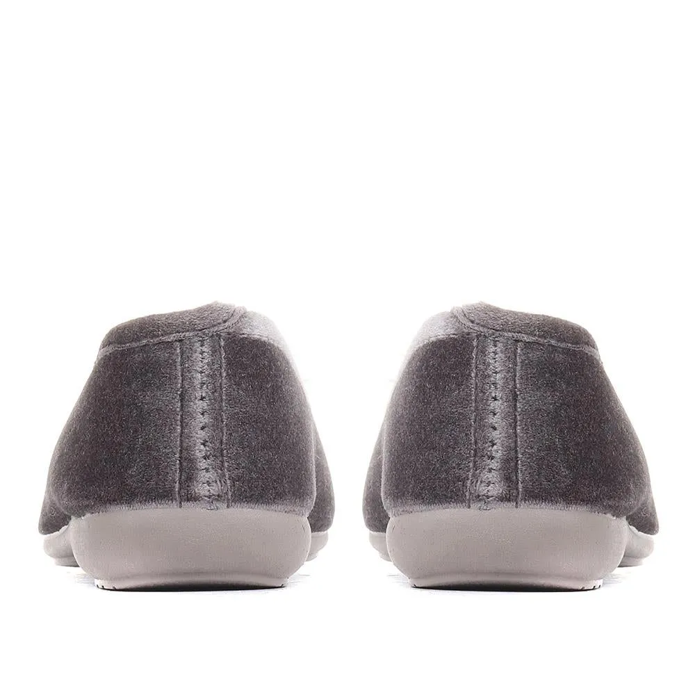 Erika Pom Pom Slippers - ERIKA / 322 776 - Grey sold by Jones Bootmaker product image thumbnail 3